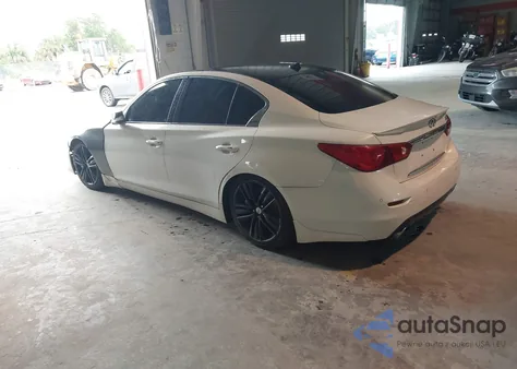 2014 Infiniti Q50 Sport z USA, uszkodzony, nr VIN JN1BV7AR8EM688896
